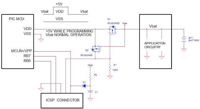 Program a PIC Processor In-Circuit Using a 3.3-V Supply | Electronic Design