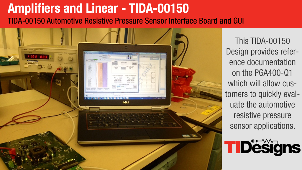 汽车阻性压力传感器接口参考设计