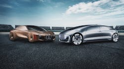 BMW and Mercedes autonomous concept cars BMW and Mercedes autonomous concept cars