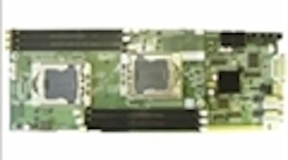 Nehalem Layout PICMG 1.3 SHB Flaunts Twin Nehalem/Westmere Processors | Electronic Design