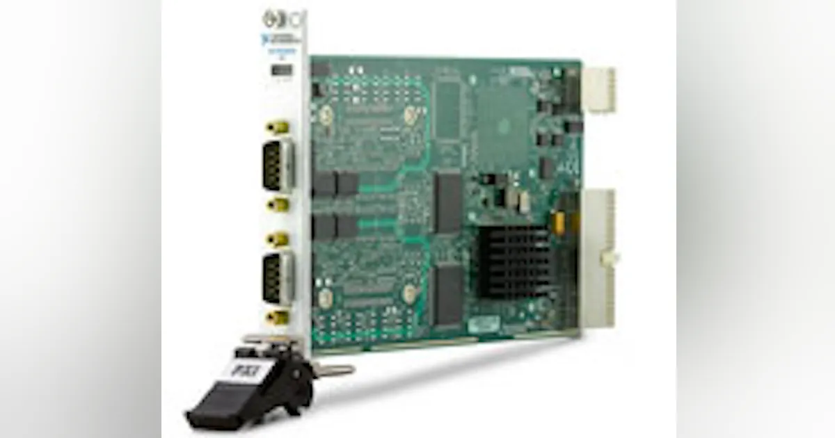 Ni Lin Interface Module NI-XNET Platform Supports LIN | Electronic Design