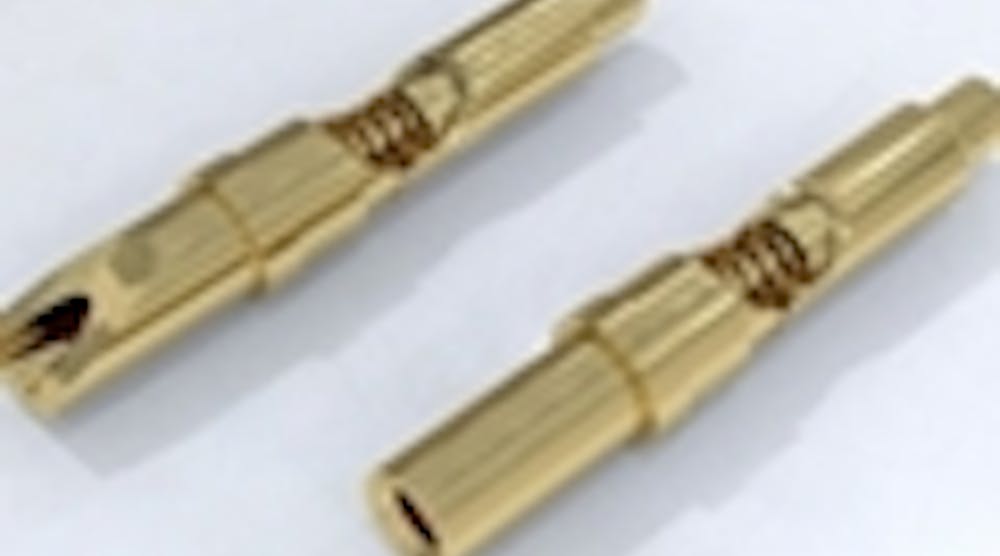 Pins Enable Spring Loader Connection | Electronic Design