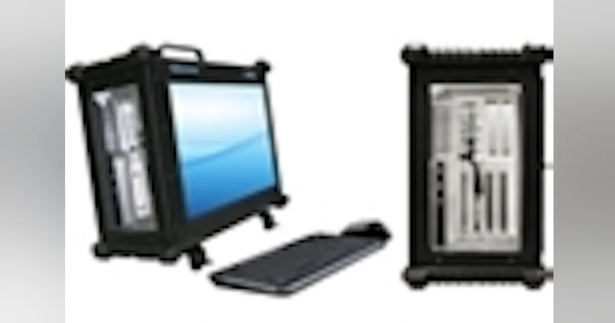 Computer With Handles Mobile Computer Workstation Handles Rugged Rigors | Electronic Design