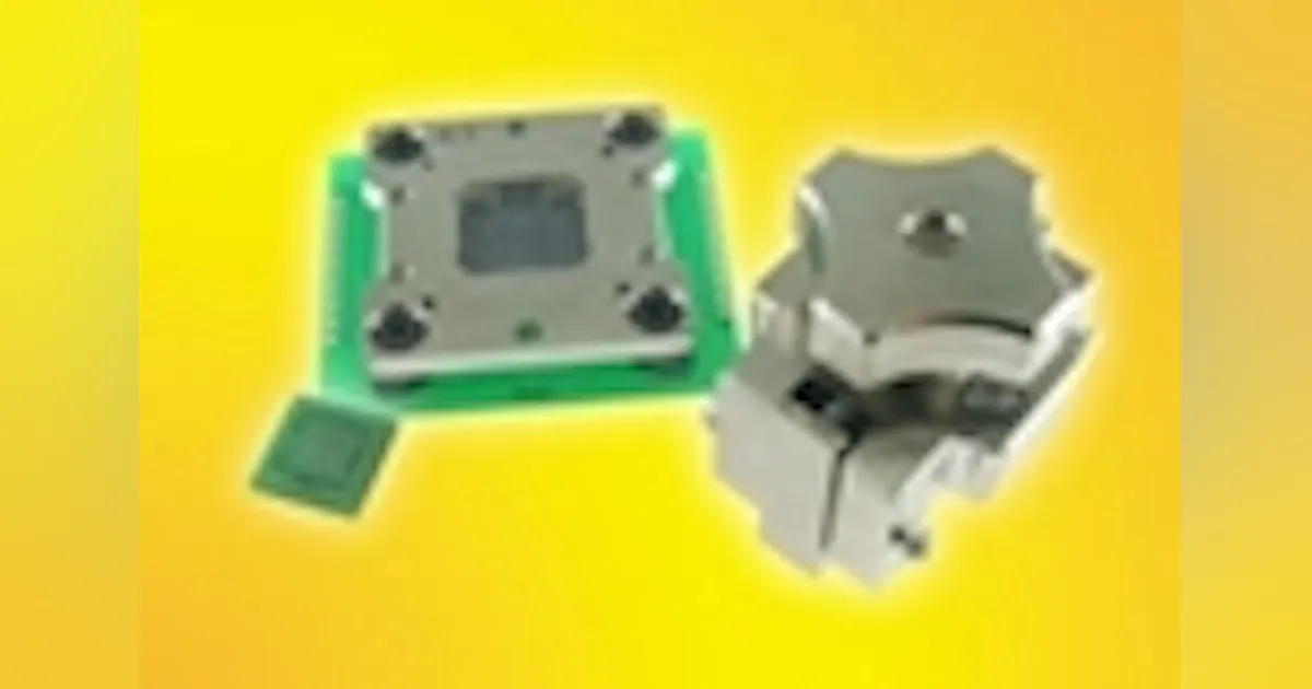 TQFP Elastomer Socket Boasts superior Electrical Performance ...