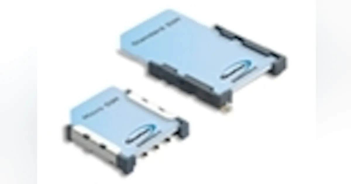 Sim Connector Technology Micro SIM Connector Supports 3FF SIM Cards | Electronic Design