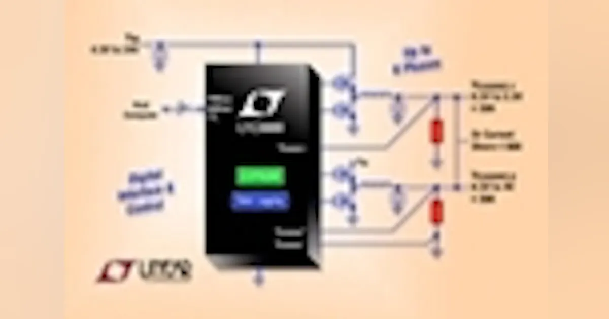 DC/DC Controller Packs Digital Power System Management | Electronic Design