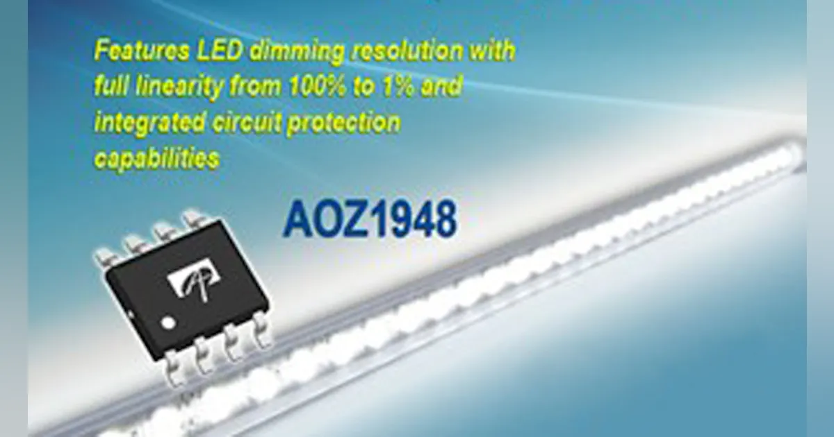 Robust Buck LED Controller IC Integrates Circuit Protection ...