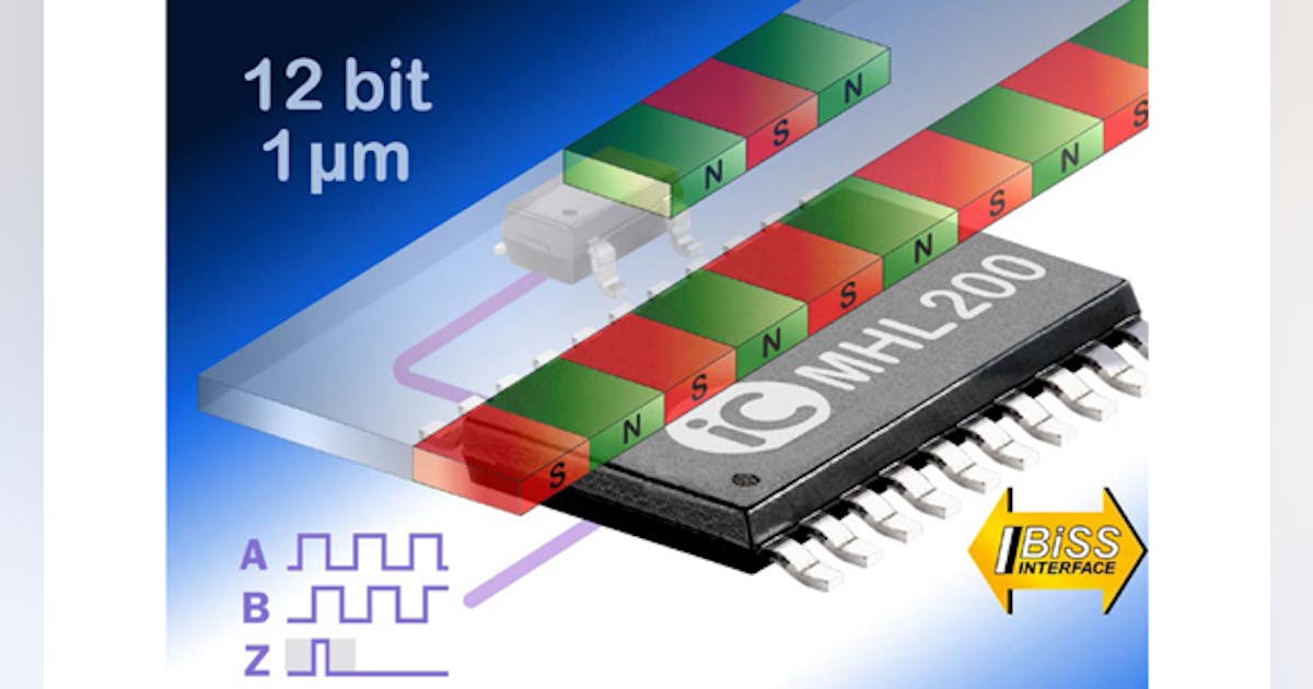 Universal Magnetic Position Encoder Includes Linear Hall Sensors ...