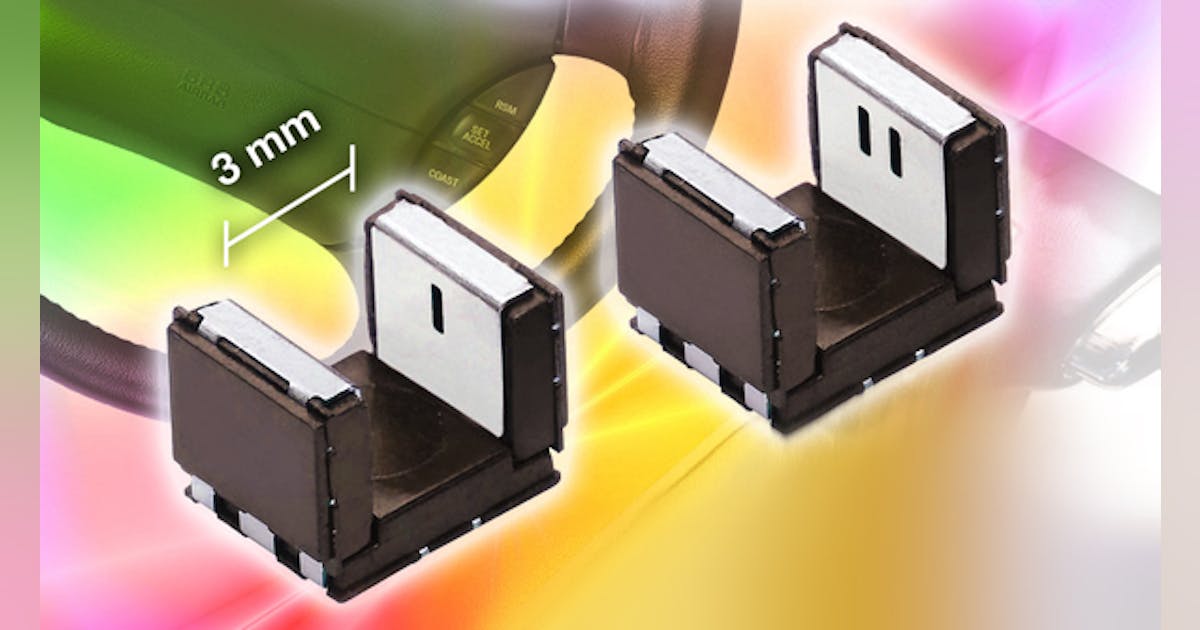 Rugged Transmissive Optical Sensors Target Automotive, Industrial ...