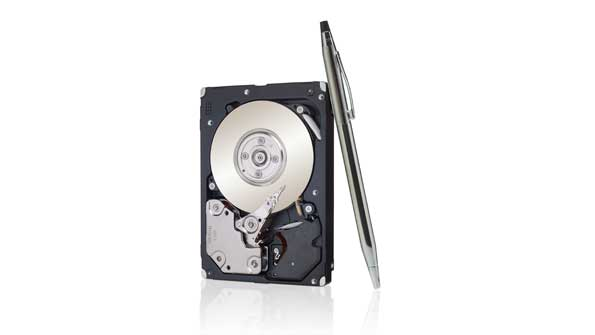 Seagatersquos Enterprise Turbo SSHD combines harddrive and solidstate technology to provide three times the performance of 15krpm hard drives with 600 Gbytes of capacity and 32 Gbytes of NAND in a 25in form factor