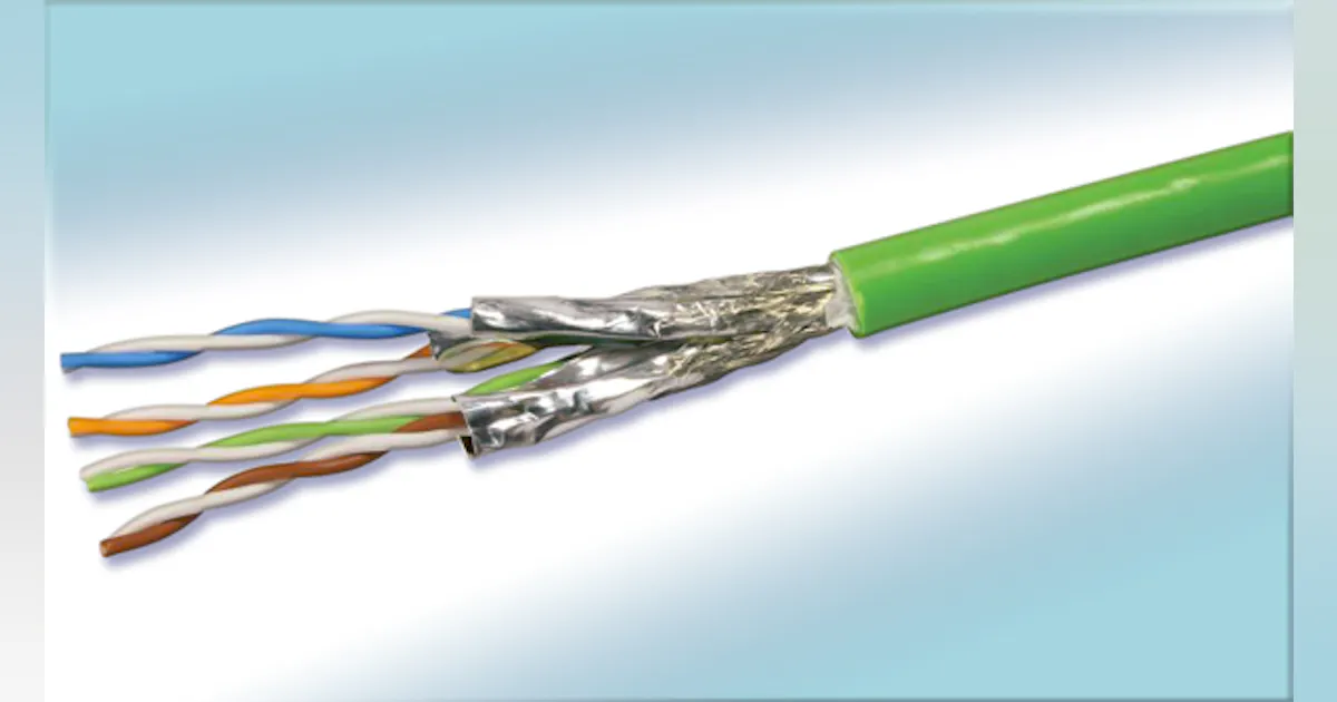 Define Profinet Cable Four-Pair PROFINET Cables Enable Higher Data Rates | Electronic Design