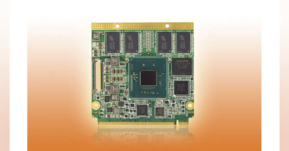 Ruggedized Embedded Computer Module Integrates AtomT Processor ...