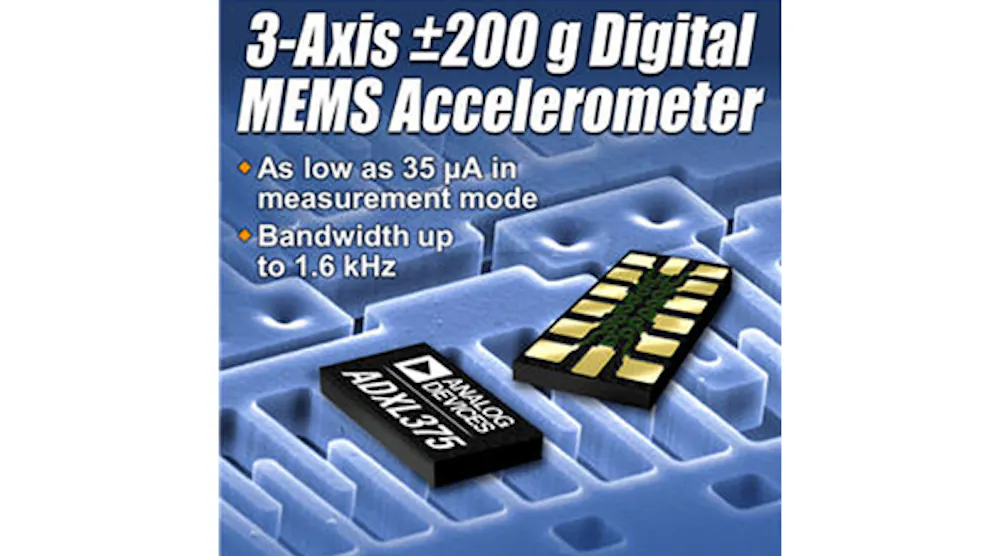 Base Accelerometer Data Three-Axis 200-g MEMS Accelerometer Handles Sudden High-Magnitude ...