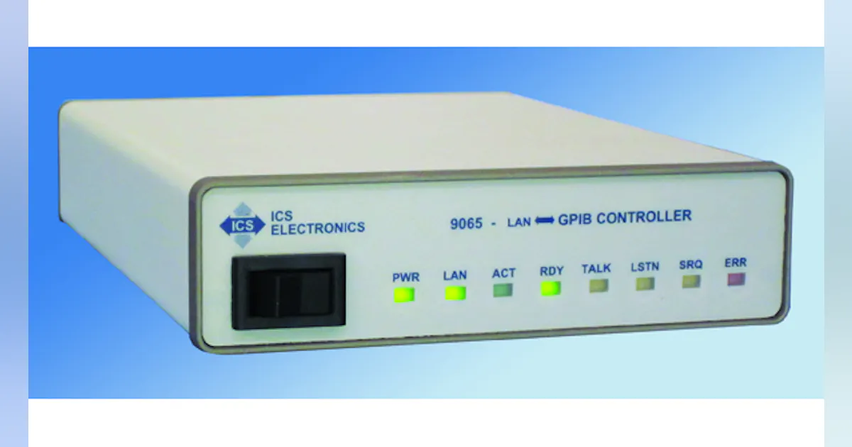 Ethernet-To-GPIB Controller Up To 4X Faster Than Previous Version ...