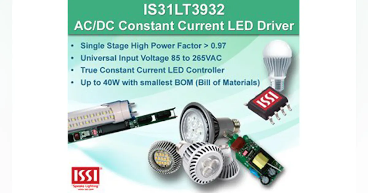 Current Controller Led Constant-Current Controller Targets Retrofit LED Bulbs | Electronic Design
