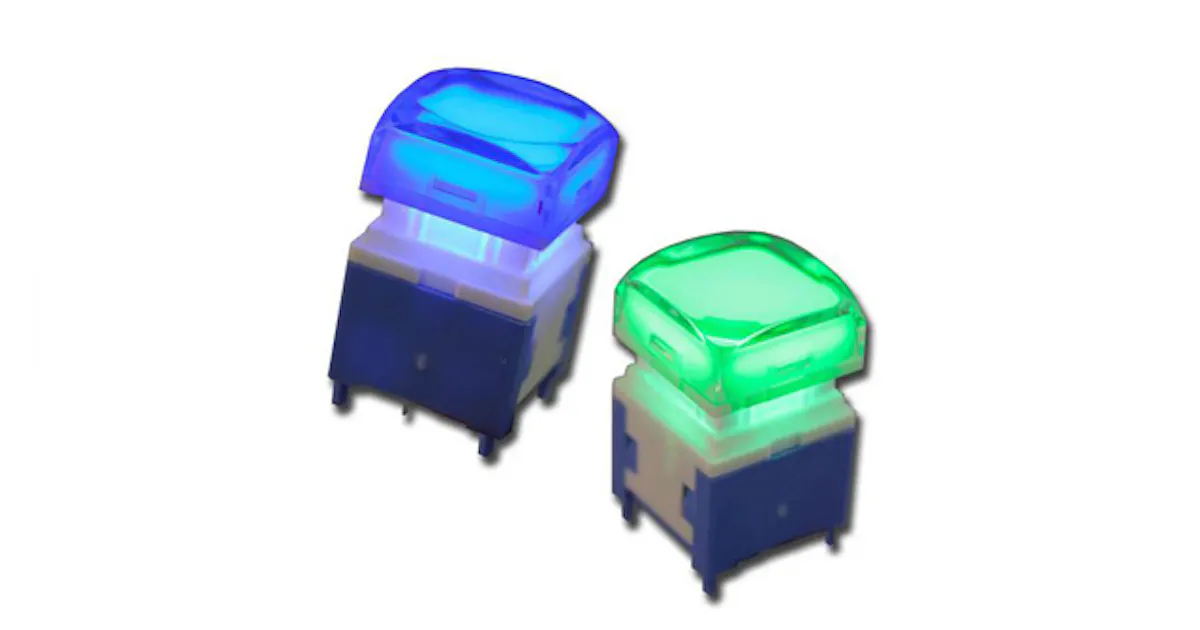 Rgb Button Terminals RGB-Illuminated Pushbutton Switch Offers Multiple Design Options ...