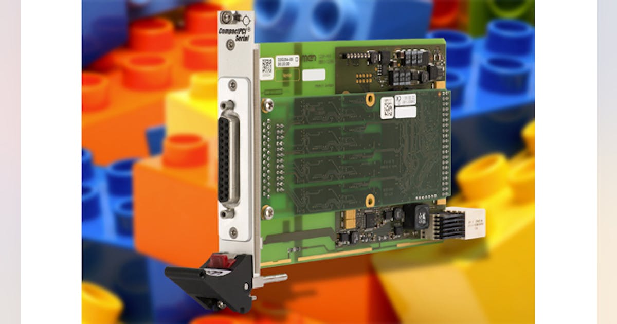 3U CompactPCI Serial Carrier Card Integrates M-Module Functionality ...