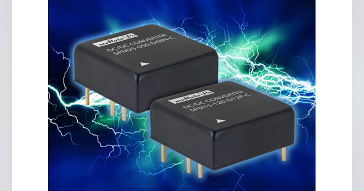 Rugged Encapsulated DC-DC Modules Achieve 88% Efficiency | Electronic ...
