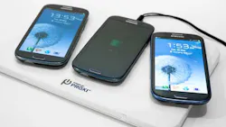 Wireless power charging often uses a charging pad with a builtin transmitter and one or more coils driven by a USB port or an ac adapter A smartphone with an internal receiver coil is placed on the pad Some wireless charging products offer a sleeve or adapter with a coil that slips on the back of a smartphone without an internal coil courtesy of PowerbyProxi
