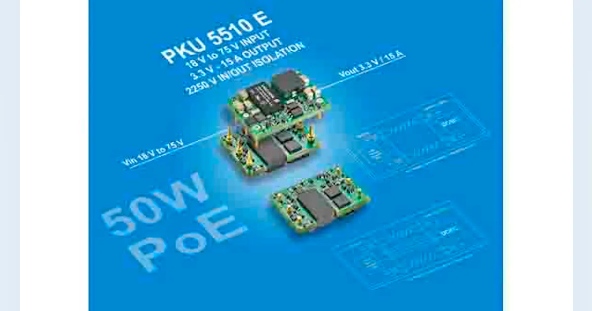 Wide-Voltage-Input Power Module Meets Telecom, PoE Demands | Electronic ...