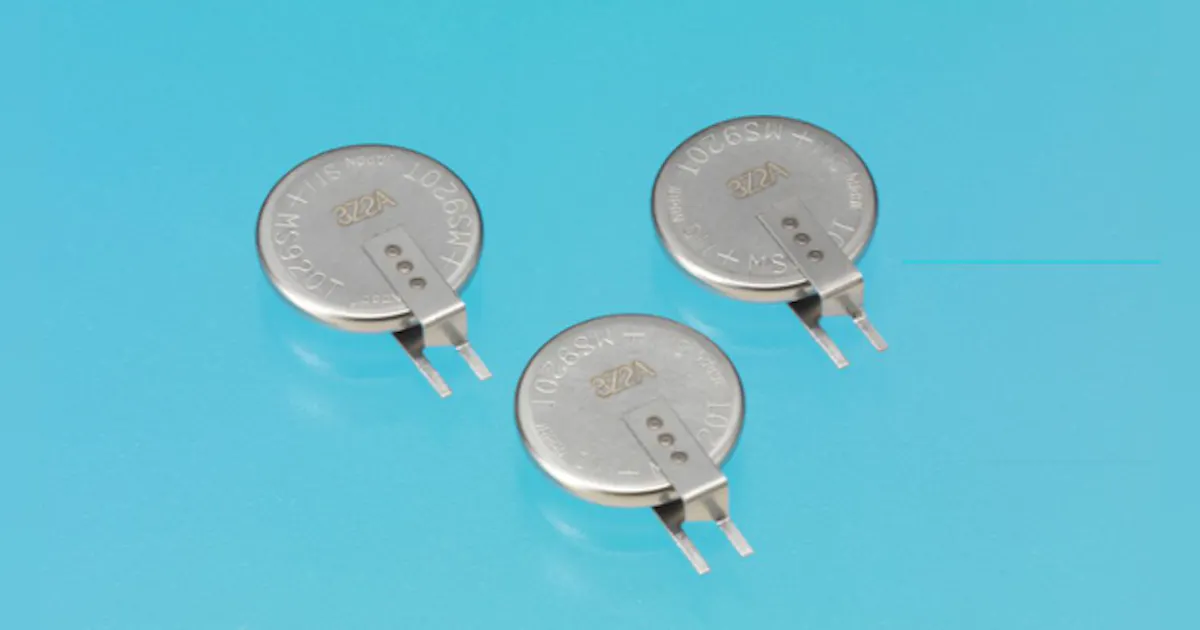 Coin-Type Lithium Rechargeable Battery Handles 85°C Power Backup ...