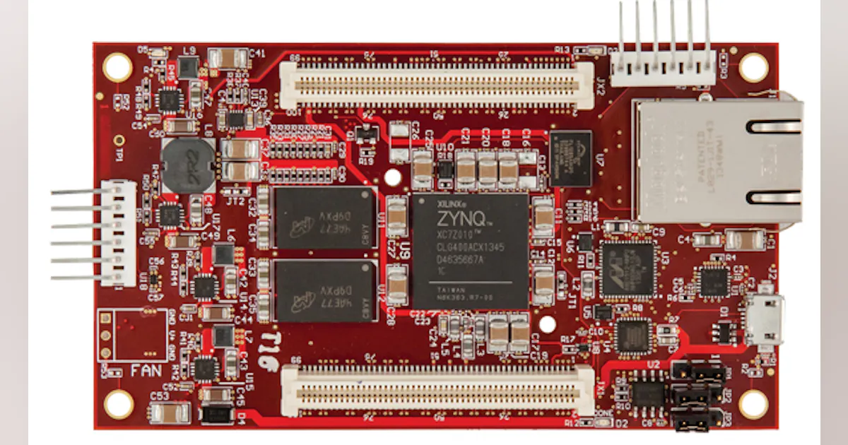 Microzed Micro Header MicroZed SBC Places Expansion Connectors On The Top | Electronic Design