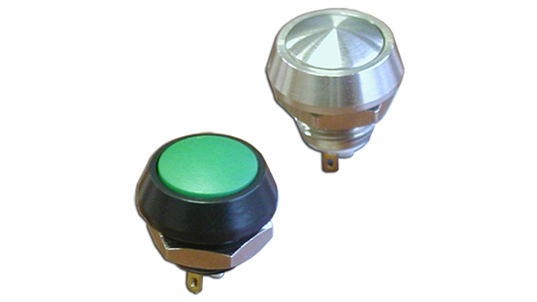 Pushbutton Switch Features Splash/VandalProof Construction Electronic Design