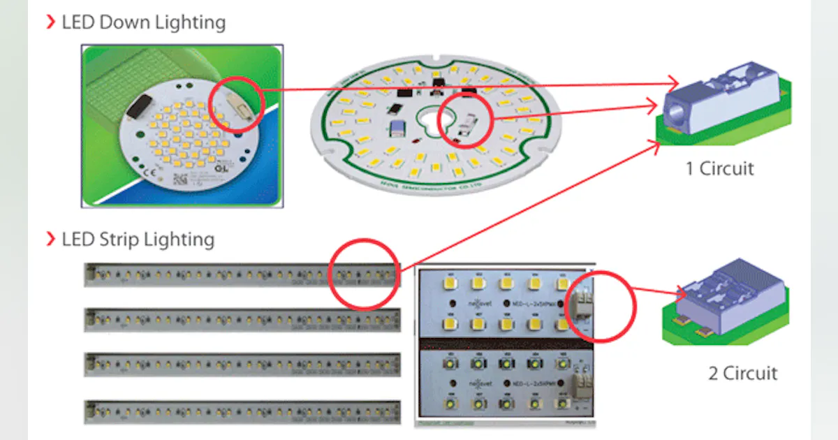 Led Module Thickness Low-Profile Connectors Meet LED Lighting Module Thickness | Electronic ...