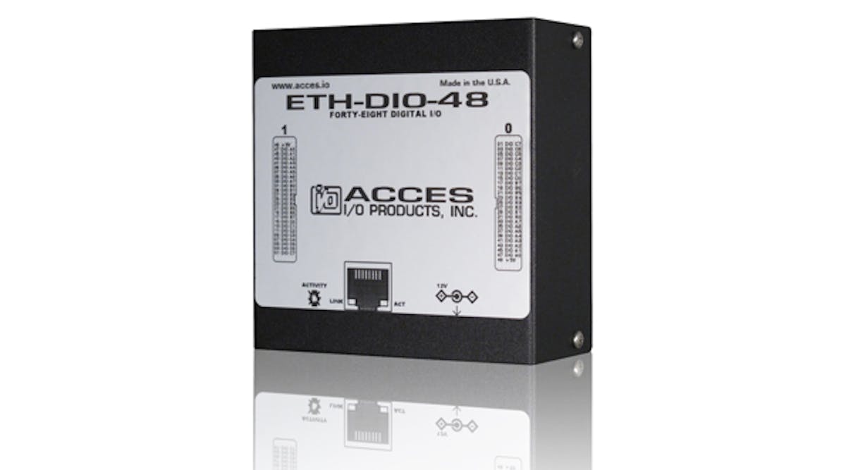 48-Channel Ethernet Digital I/O Module Wields Industrial Strength ...