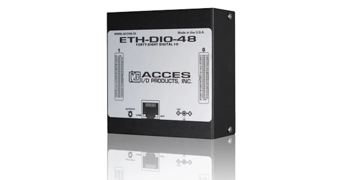 48-Channel Ethernet Digital I/O Module Wields Industrial Strength ...