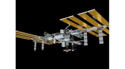 Computer-generated rendering of the International Space Station