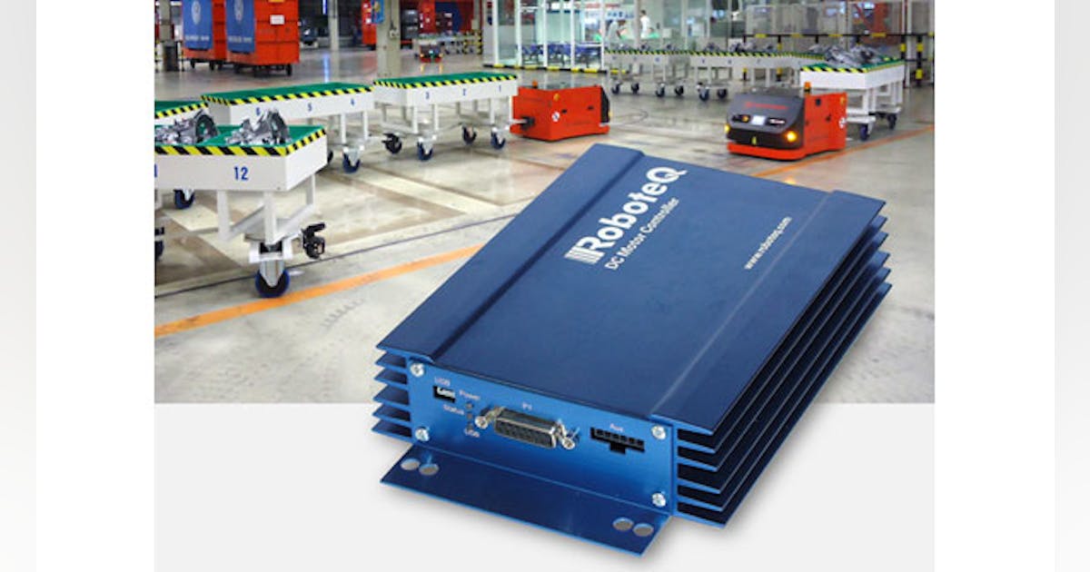 Smart Motor Controller Wheels Into Automated Guided Vehicles ...