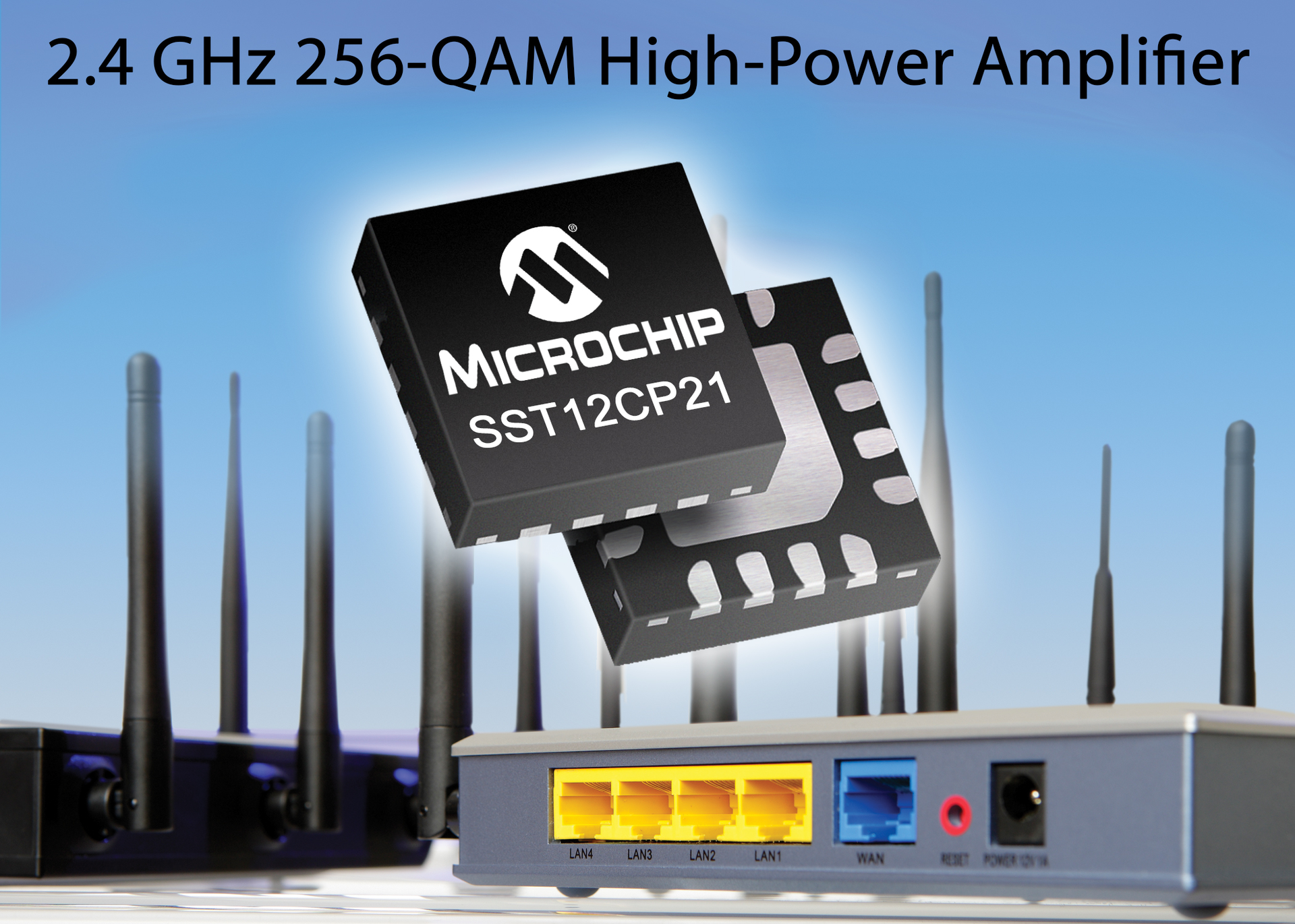2.4 GHz RF HighPower Amp Extends UltraHigh Data Rate WLAN Range