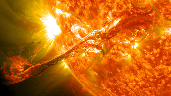 Solar flares can be particularly damaging impacting everything from GPS signals to spacecraft Image courtesy of NASA