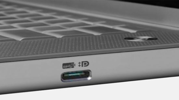 1 One way to highlight alternate mode operation on a device is to plaster logos around it with the hope that users understand them if they can actually see them This combination is SuperSpeed USB and DisplayPort