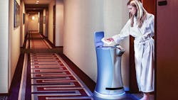 5 Saviokersquos Relay robot will be found in hotels where they interact with customers Image courtesy of Savioke 5 Saviokersquos Relay robot will be found in hotels where they interact with customers Image courtesy of Savioke