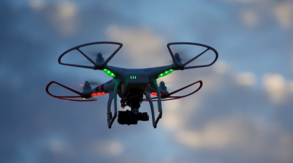 The unique perspective of UAVs and the evolution of image sensors has motivated companies to explore their potential for commercial applications. (Image courtesy of Thinkstock).