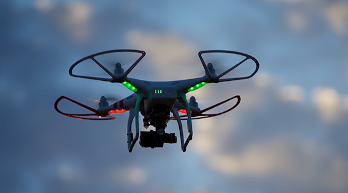 The unique perspective of UAVs and the evolution of image sensors has motivated companies to explore their potential for commercial applications. (Image courtesy of Thinkstock).