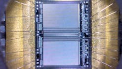 Microscopic view of Fairchild Semiconductor&apos;s MBM27C64 EPROM. (Image courtesy of Dilshan Jayakody via Flickr).
