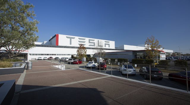 Tesla factory in Fremont, California. (Image courtesy of Tesla Motors).
