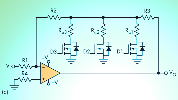 how to control op amp offset voltage digitally