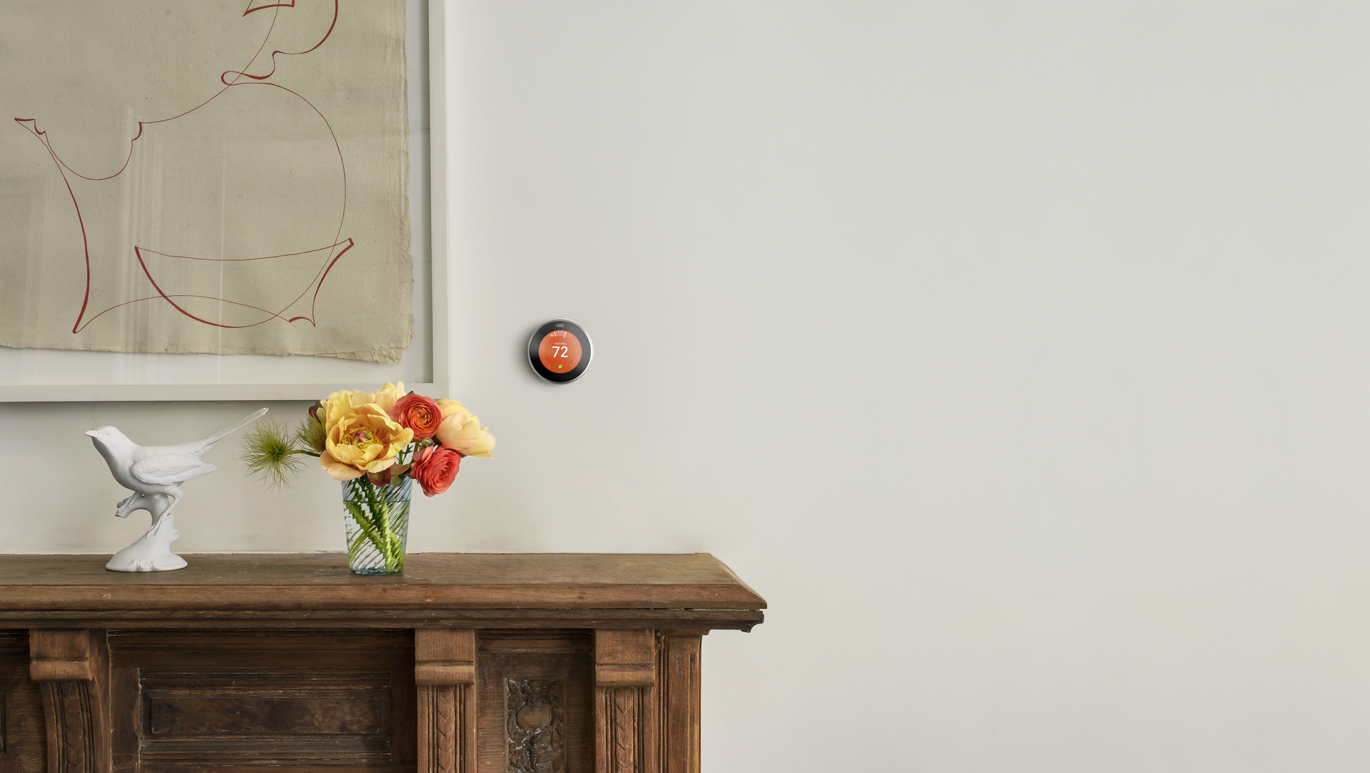 Nest Labs39 thermostat Nest has released a public version of Thread the networking protocol that it uses to connect smart thermostats and other products Image courtesy of Nest Labs