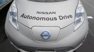 Nissan prototype for autonomous highway driving. (Image courtesy of Nissan-Renault).