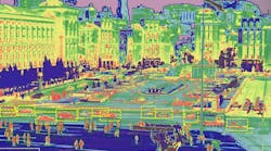 An image from FLIR&apos;s Boson thermal imaging camera. Earlier this year, the company said that it used Movidius&apos; vision chips with the Boson&apos;s imaging cores. (Image courtesy of Movidius).
