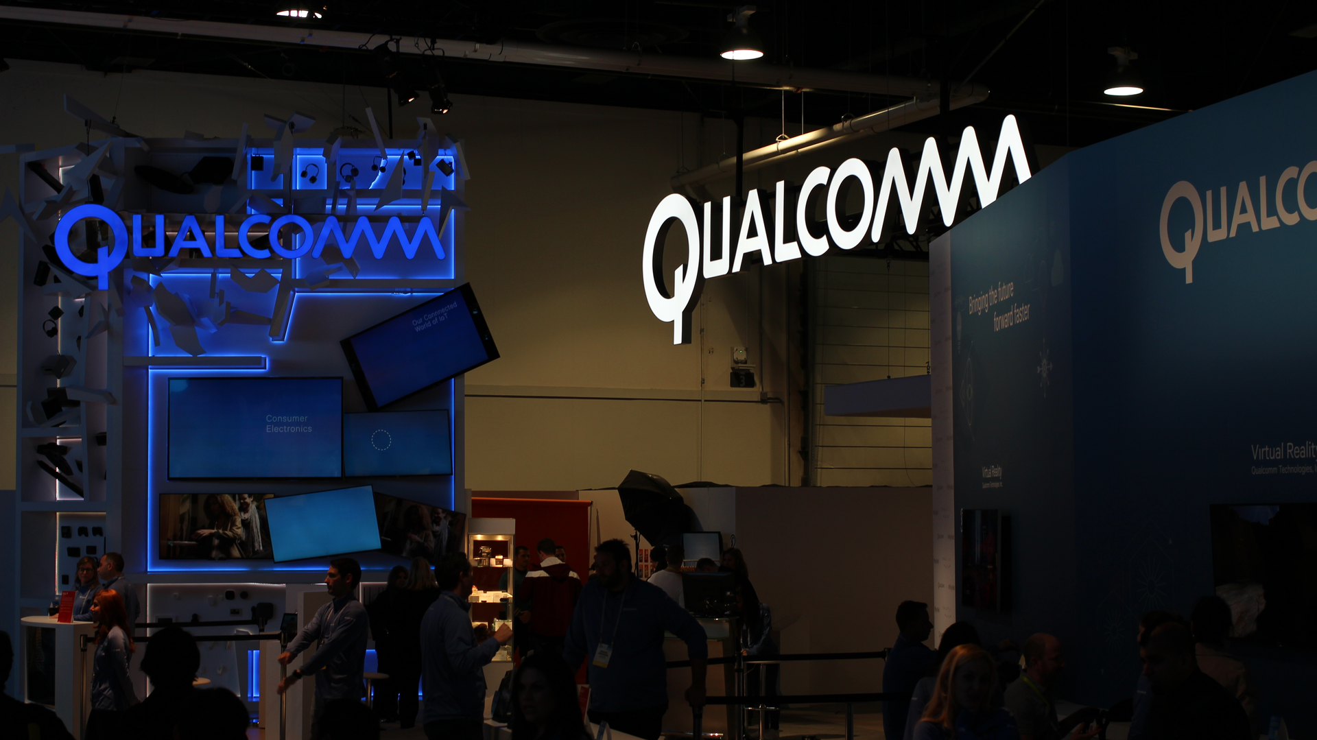 Qualcomm39s booth at the 2016 CES show Image courtesy of Maurizio Pesce Creative Commons