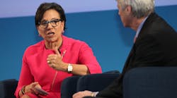 Penny Pritzker, the U.S. secretary of commerce, in 2016. Earlier this week, she criticized China for pouring vast sums into the semiconductor market and artificially reducing prices. (Image courtesy of World Travel and Tourism Council, Creative Commons).