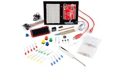 The SparkFun Inventor&apos;s Kit is compatible with National Instruments&apos; LabVIEW Home Bundle, a special version of its famous programming language designed for the hobbyist. (Image courtesy of SparkFun).