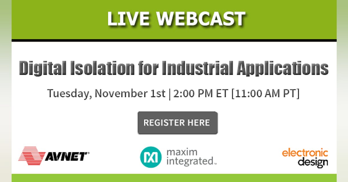 Digital Isolation for Industrial Applications | Electronic Design