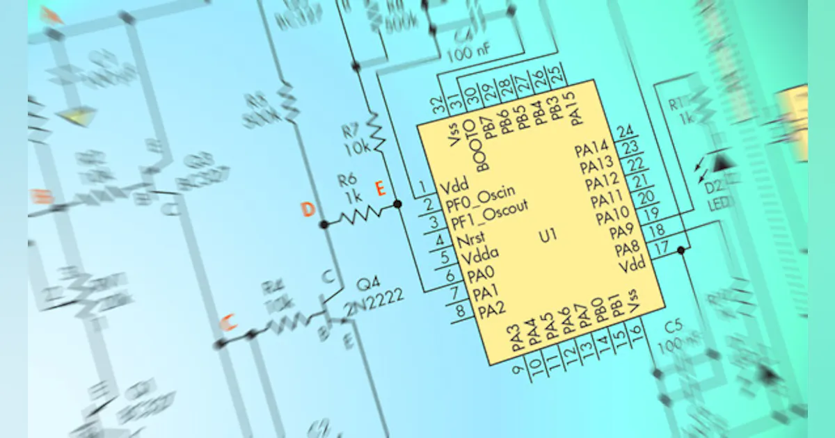 Microcontroller Battery Monitor Circuit Needs Only One Pin | Electronic ...