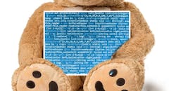 Teddy bear with code Teddy bear with code